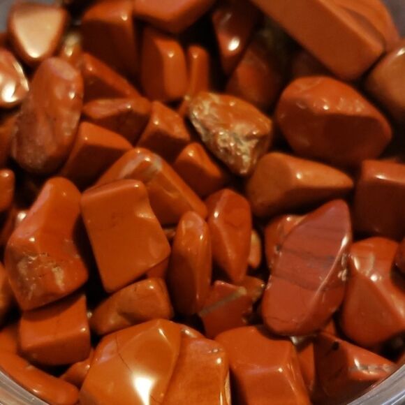 RED Jasper semi precious stones - Picture 2 of 3